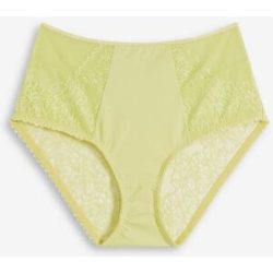bonprix Highwaist Slip mit zarter Spitzegrün 40Damen