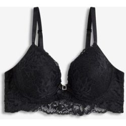 bonprix Schalen-BH mit zarter Spitzeschwarz 90Damen
