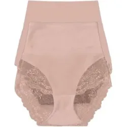 bonprix Medium Lasercut Shape Panty (2er Pack)beige 44Damen