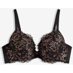 bonprix Schalen-BH mit Glitzergarnschwarz 100Damen