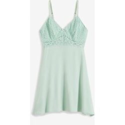 bonprix Negligé aus softem Viskose-Mixgrün 36Damen