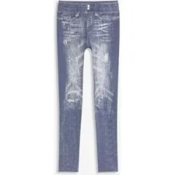 bonprix Thermo-Strumpfleggings mit weicher Innenseiteblau 40Damen