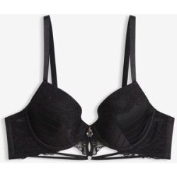 bonprix Schalen-BH mit zarter Spitzeschwarz 80Damen