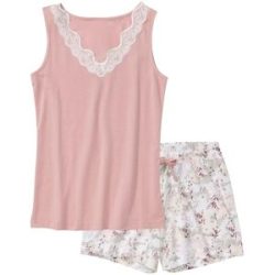 bonprix Shorty mit feiner Spitzerosa 44Damen