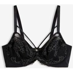 bonprix Minimizer-BH mit zarter Spitzeschwarz 100Damen