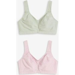 bonprix BH ohne Bügel mit Bio-Baumwolle (2er Pack)lila 85Damen