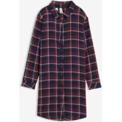 bonprix Nachthemd aus weichem Flanell mit Knopfleisterot 140Mädchen