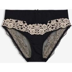 bonprix Maxislip mit zarter Spitzeschwarz 56Damen