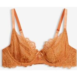 bonprix Bügel-BH mit zarter Spitzeorange 75Damen