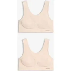 bonprix Feel Comfort Seamless Bustier (2er Pack)beige 3Damen