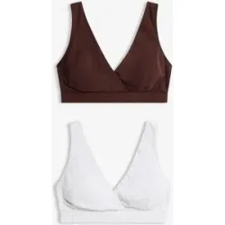 bonprix Still-BH ohne Bügel mit Bio-Baumwolle (2er Pack)weiß 40Damen