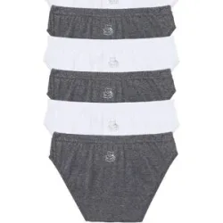 bonprix Slip mit weicher Baumwolle (6er Pack)weiß 60Damen