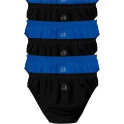 bonprix Slip mit weicher Baumwolle (6er Pack)schwarz 60Damen