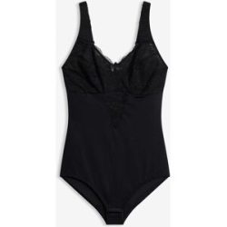 bonprix Medium Shape Body ohne Bügel mit Spitzeschwarz 44Damen