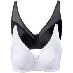 bonprix Bügel-BH mit Mesh (2er Pack)schwarz 85Damen