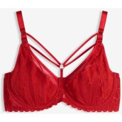 bonprix Minimizer-BH mit Schmuckdetailsrot 75Damen