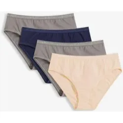 bonprix Maxislip (4er Pack)grau 40Damen