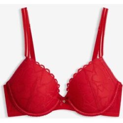 bonprix Schalen-BH mit Herzchenspitzerot 80Damen