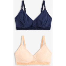 bonprix Still-BH ohne Bügel mit Bio-Baumwolle (2er Pack)rosa 80Damen