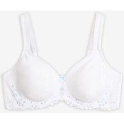 bonprix Minimizer-BH mit zarter Stickereiweiß 95Damen
