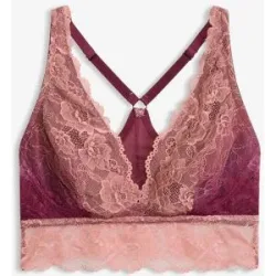 bonprix Bustier mit zarter Spitze im Farbverlaufrosa 38Damen