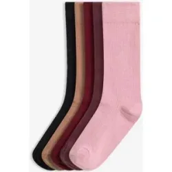 bonprix Gerippte Socken (5er Pack)rot 39false