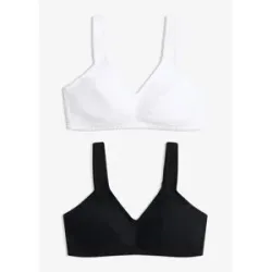 bonprix BH ohne Bügel mit Bio-Baumwolle (2er Pack) 80Damen
