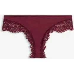 bonprix Brazil Slip mit edler Spitzelila 36Damen