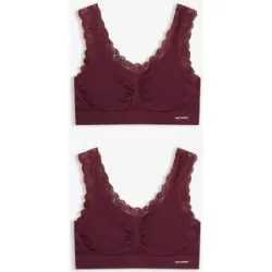 bonprix Feel Comfort Seamless Bustier (2er Pack)lila 4Damen