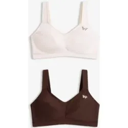 bonprix BH ohne Bügel mit Bio-Baumwolle (2er Pack)rosa 115Damen