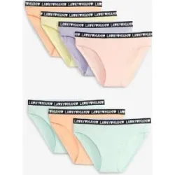 bonprix Slip mit weicher Bio-Baumwolle  (7er Pack)rosa 164Mädchen
