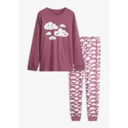 bonprix Pyjama aus reiner Bio-Baumwollelila 52Damen