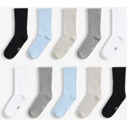 bonprix Socken mit druckfreiem Bund (10er Pack)weiß 39false