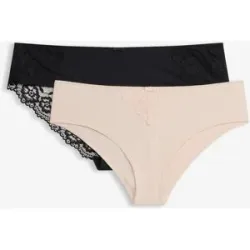 bonprix Hipster (2er Pack)schwarz 52Damen