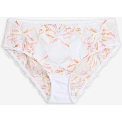 bonprix Maxislip mit zarter Spitzeweiß 36Damen