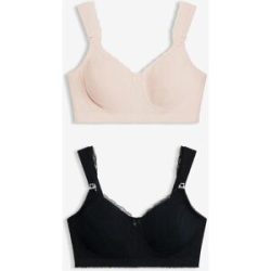 bonprix Still-BH ohne Bügel  mit Bio-Baumwolle  (2er Pack)beige 85Damen