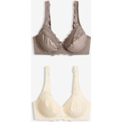 bonprix Bügel-BH mit zarter Spitze (2er Pack)beige 105Damen