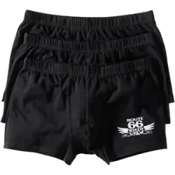 bonprix Boxershorts eng mit Baumwolle (3er Pack)schwarz 10Herren