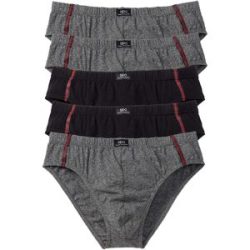 bonprix Maxislip mit Baumwolle (5er Pack)grau 7Herren