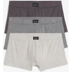 bonprix Hipster mit Baumwolle (3er Pack)grau 6Herren