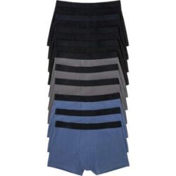 bonprix Boxershorts eng mit Baumwolle (10er Pack)blau 7Herren