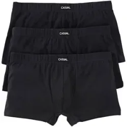 bonprix Hipster mit weicher Baumwolle (3er Pack)schwarz 8Herren