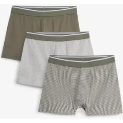 bonprix Boxershorts eng (3er Pack)grün 9Herren