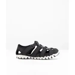 bonprix Komfort-Trekkingsandalen mit Profilsohleschwarz 36Damen