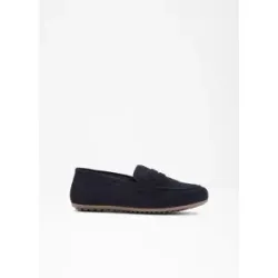 bonprix Loafer aus Velourslederblau 41Damen