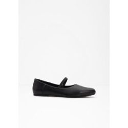 bonprix Mary-Janes mit elastischem Riemenschwarz 36Damen