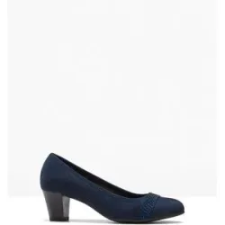 bonprix Jana Komfort-Pumps in bequemer Weiteblau 39Damen