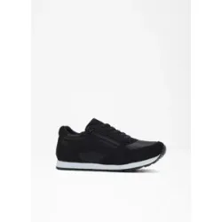 bonprix Sneaker mit Reißverschlussschwarz 36Damen