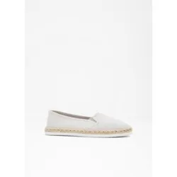 bonprix Espadrilles in Bast-Optikgrau 37Damen