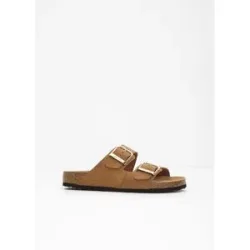 bonprix Tamaris Pantoletten aus Lederbraun 36Damen